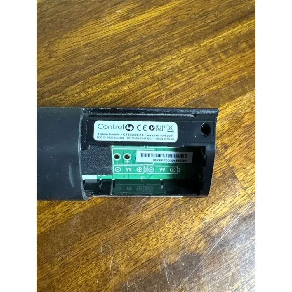 Control 4 System Remote Control Black C4-SR250B-Z-B - Picture 3 of 4
